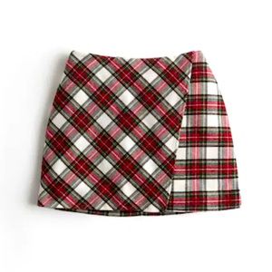 Hollister Ultra High-Rise Plaid Skirt